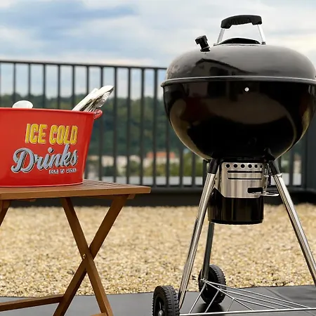 Penthouse Vogelnest 130 Qm - Bbq - Dachterrasse 파사우