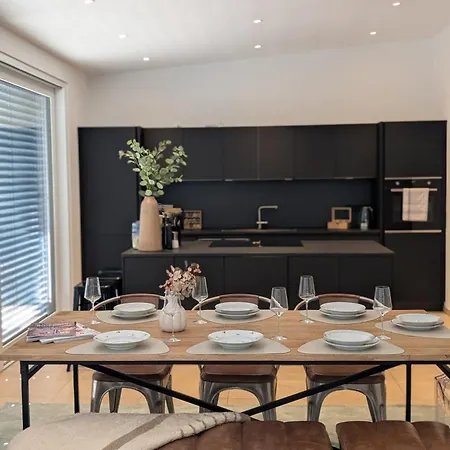 Penthouse Vogelnest 130 Qm - Bbq - Dachterrasse 아파트 *