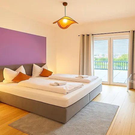 Penthouse Vogelnest 130 Qm - Bbq - Dachterrasse * 파사우